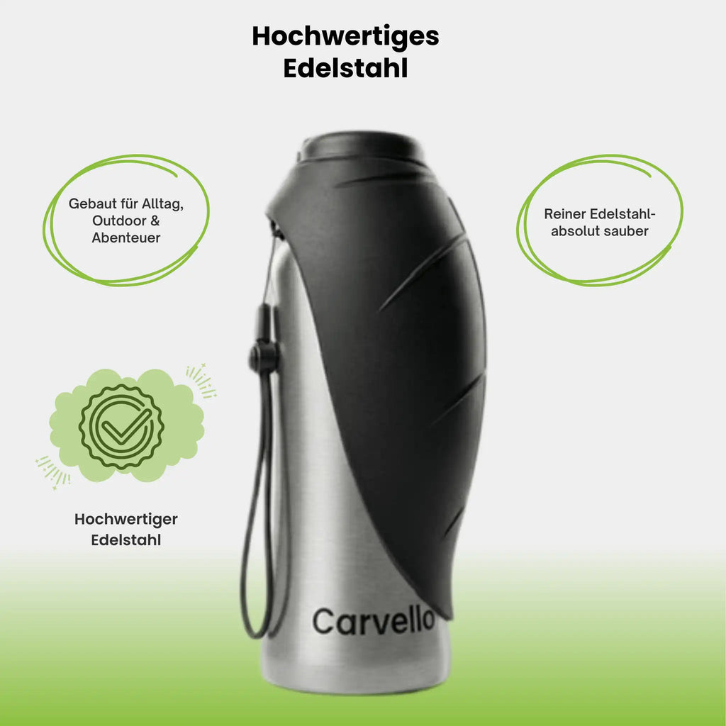 TravelBuddy | Edelstahl Trinkflasche für Unterwegs